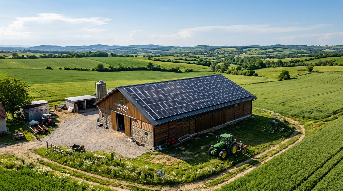 Solarni paneli na poljoprivrednim objektima: Energetska samostalnost